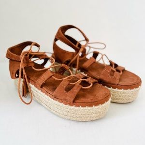 Gladiator platform sandals